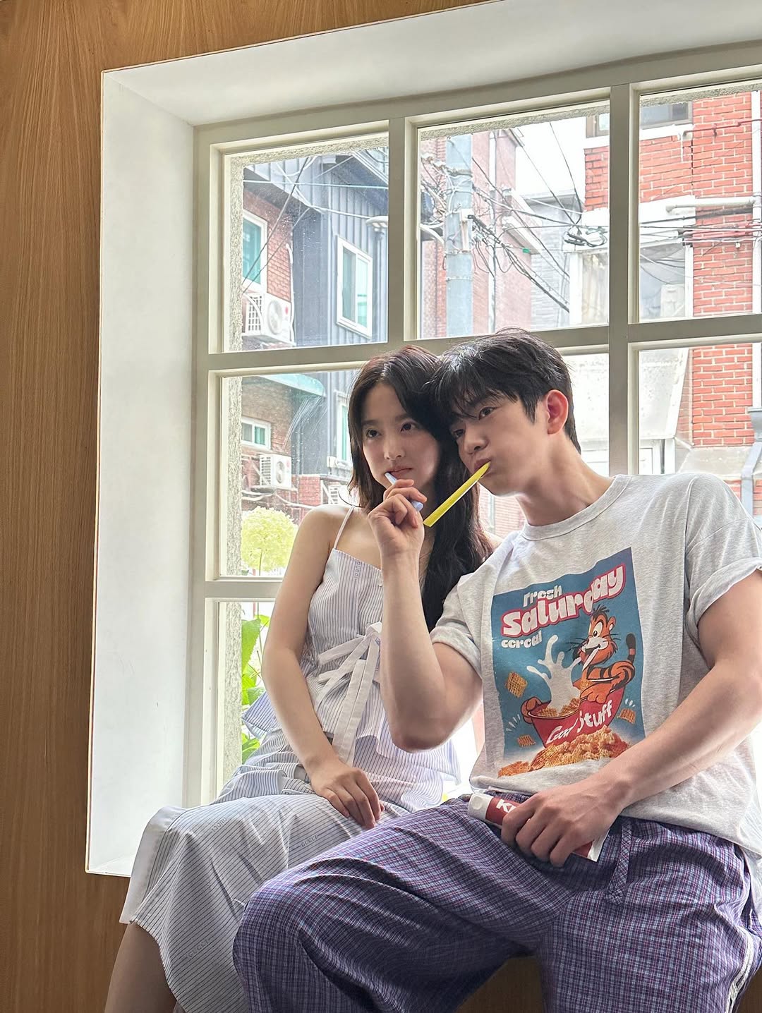 Jinyoung GOT telah menyelesaikan drakor bareng Park Bo Young [instagram]